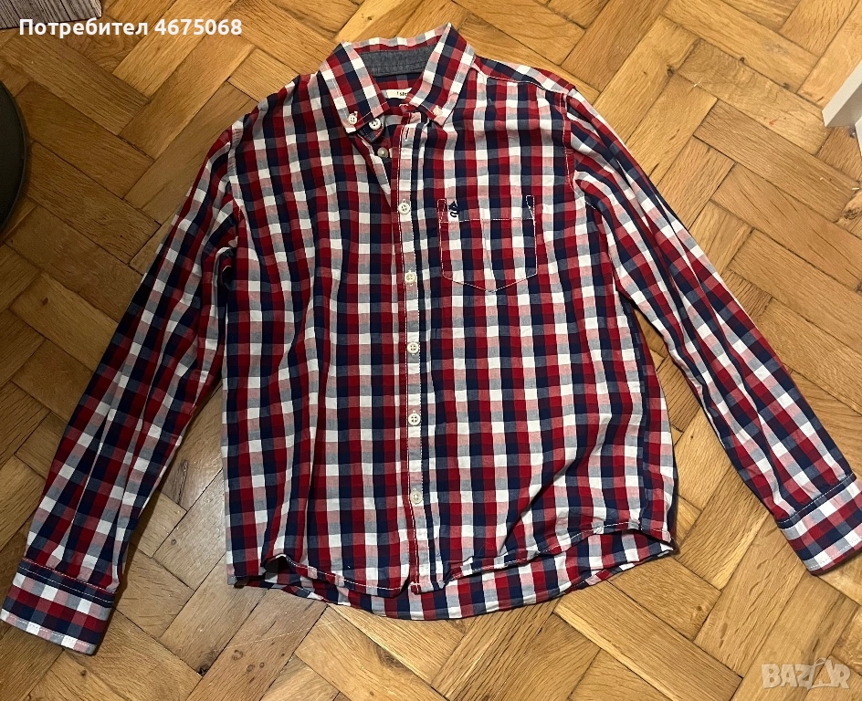 Червено бяла риза, снимка 1