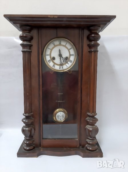 Стар стенен часовник Густав Бекер, снимка 1