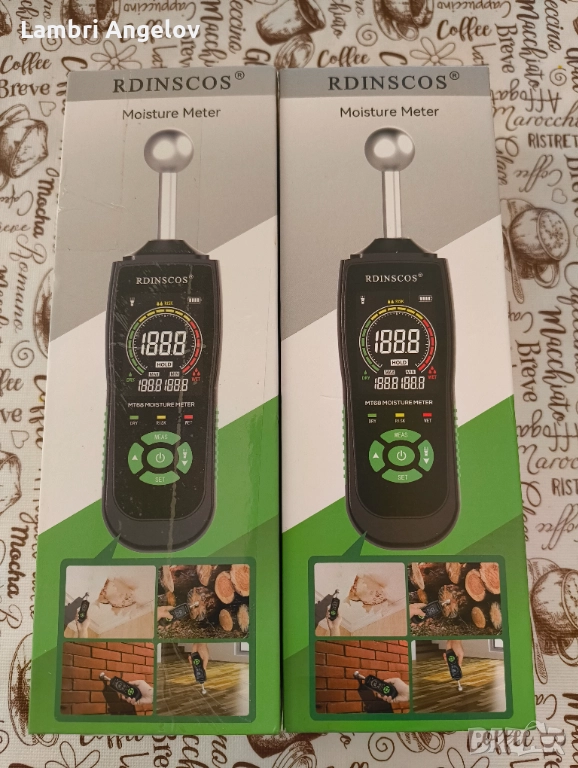 Професионален уред за измерване на влага,2 броя, снимка 1