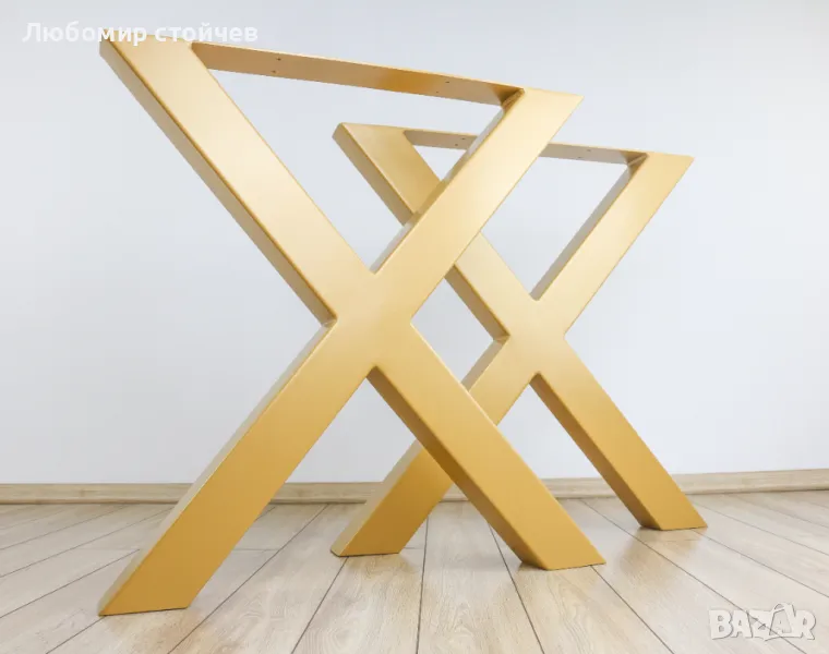 Метални крака за мебели, трапезна маса, холна маса, бюро, пейка, снимка 1