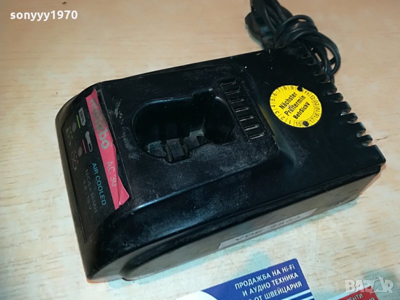 metabo ac30 battery charger-внос швеицария, снимка 1