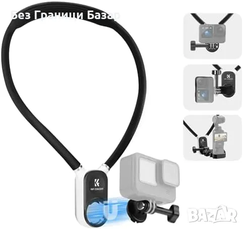 Нова GoPro DJI Магнитна POV Стойка за Врат Влог Камера Монтаж Видео, снимка 1