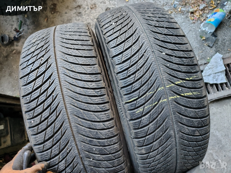 2бр.зимни гуми MICHELIN 255 50 19+235 55 19 DOT21 цена за брой, снимка 1