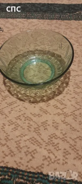 стъклена купа/фруктиера , снимка 1