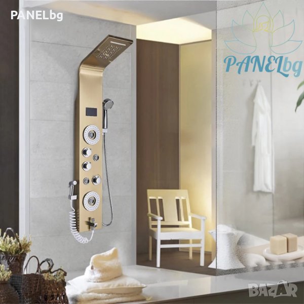 Хидромасажен душ панел Анхел,смесител за баня-БЕЗПЛАТНА ДОСТАВКА, снимка 1