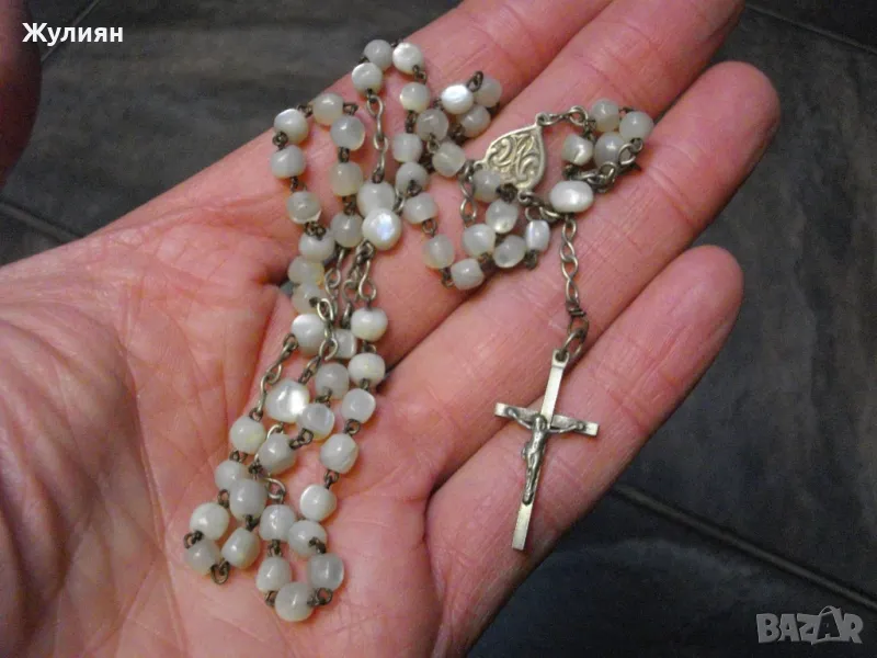 СТАРА СЕДЕФЕНА МОЛИТВЕНА БРОЕНИЦА , снимка 1