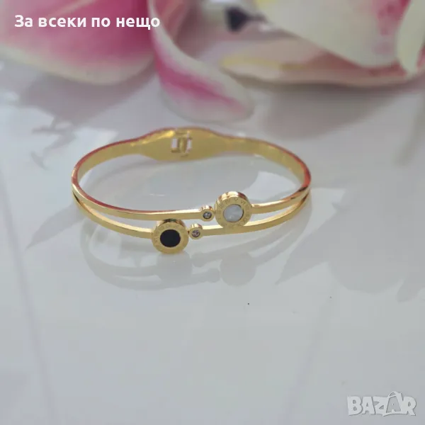 Златиста Гривна С Ефектен Дизайн Код VL-56, снимка 1