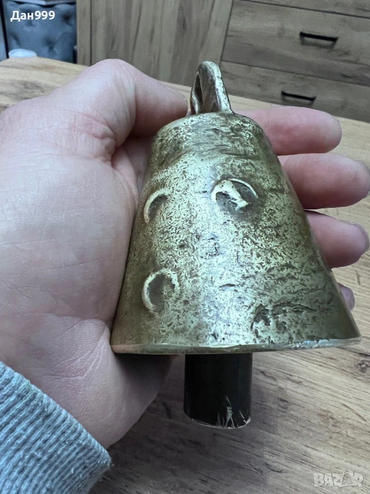 Стар бронзов Чан ръчно изработен, снимка 1