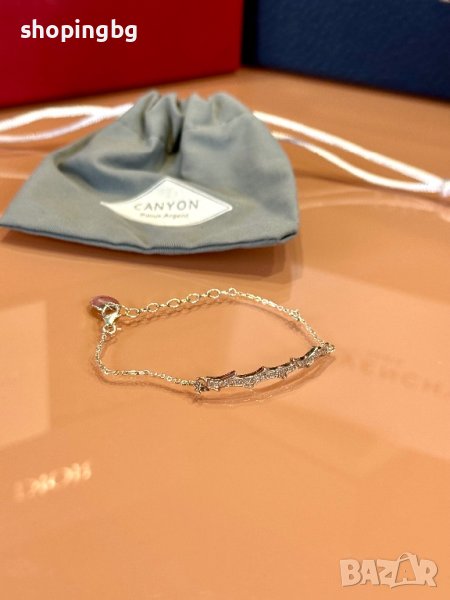 Френска сребърна гривна Canyon Bijoux Argent, снимка 1