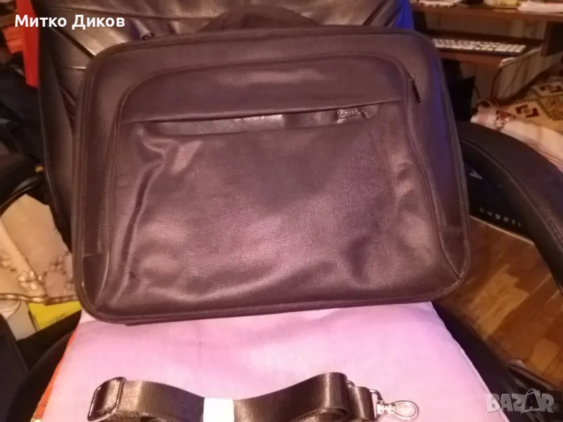 Чанта за лаптов промазан плат маркова на Hama Miami 41х31х7см, снимка 1