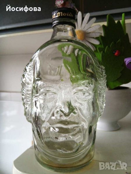 бутилка от легендарния индийски ром Old Monk, снимка 1