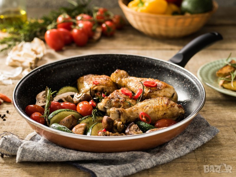 Тиган Delimano CopperLUX 28 см./ Копър Лукс, снимка 1