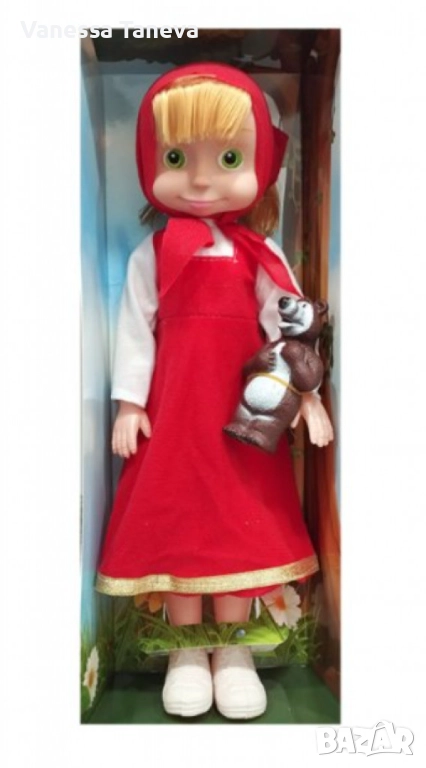 Голяма музикална детска кукла Маша от Маша и Мечокът 👧🎶🐻, снимка 1