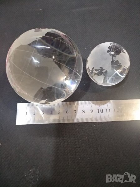 Стъклена топка за домашен фонтан, с 33,5мм. 50ммдиаметър.Има и голяма,за голям фонтан,около 80мм., снимка 1