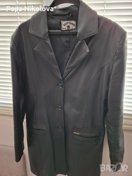 Дамско кожено сако, снимка 1