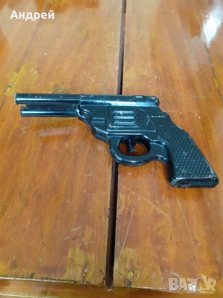 Стар детски метален пистолет , снимка 1