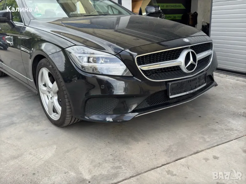 Предна броня с решетка Mercedes CLS W218, снимка 1