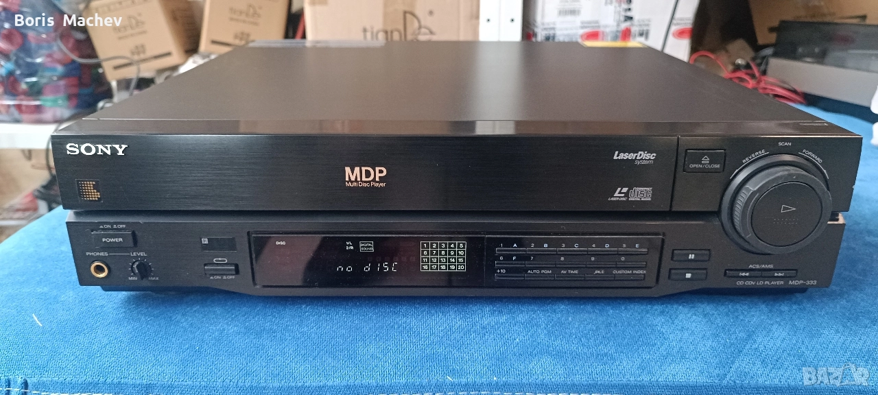 Sony MDP-333 Laser Disc, CD, CDV, снимка 1