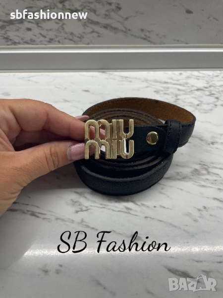 Miu Miu колан естествена кожа, снимка 1