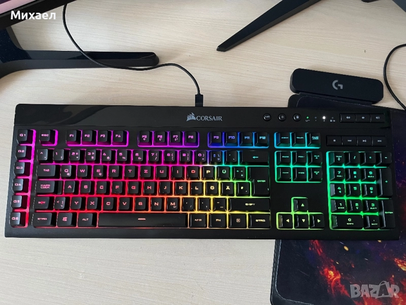 Мембранна клавиатура Corsair K57 RGB, снимка 1