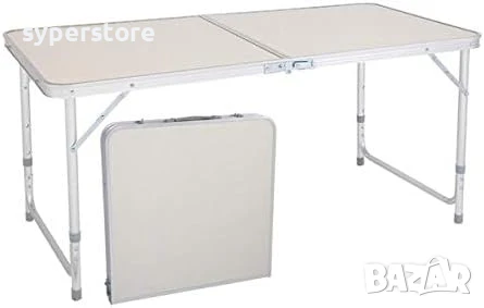 🪑 Сгъваема туристическа маса 120x60 см Digital One SP01107 – Компактна, удобна и идеална за къмпинг, снимка 1