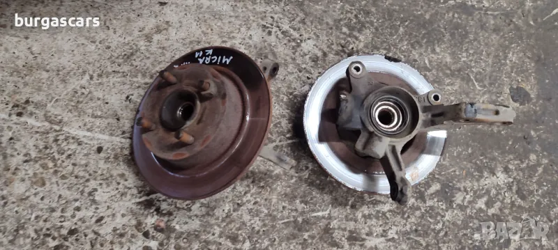 Шенкел лагер главина преден ляв десен Nissan Micra K11 - 60лв, снимка 1