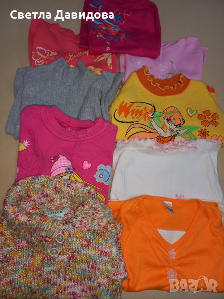 Детски блузи с дълъг ръкав за момиче, размер 104/110 см, снимка 1