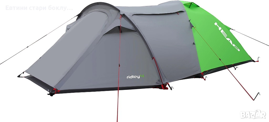 HEAD RIDLEY 4 – комфортна палатка за къмпинг, море, риболов, снимка 1