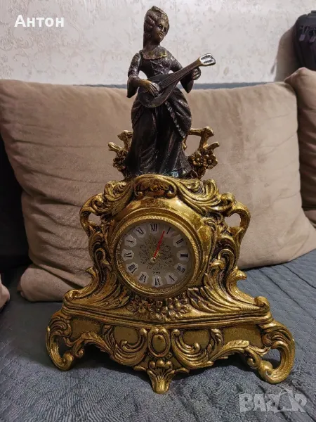Настолен бароков часовник., снимка 1