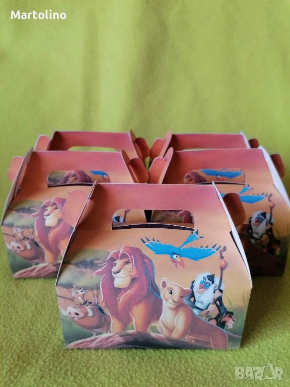 Кутийки за лакомства и подаръци Цар Лъв, снимка 1