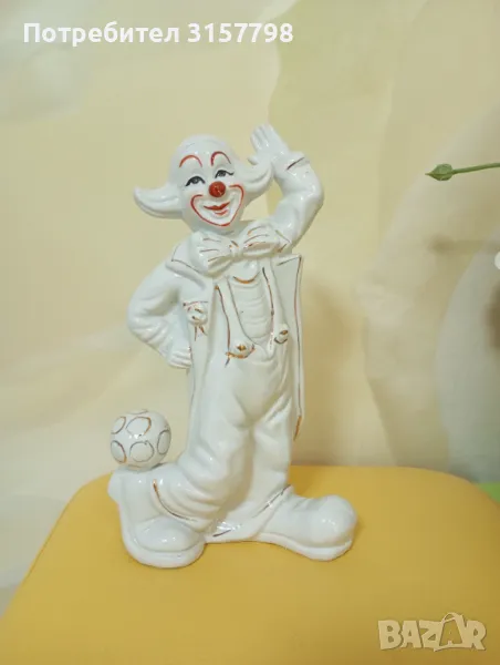 Порцеланова статуетка клоун, снимка 1