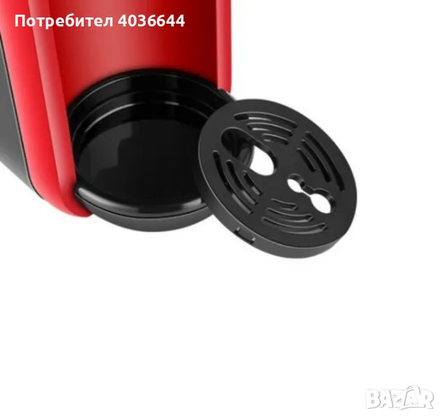 Кафемашина 8в1 "Поддържа всички капусли" Voltz 19 бара/ 1650W, черно с червено, 2 ГОДИНИ ГАРАНЦИЯ, снимка 1