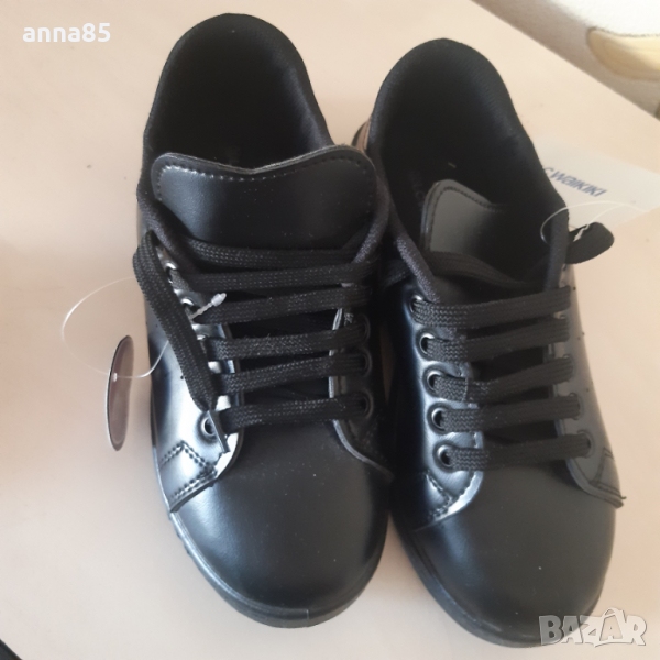 Нови черни маратонки номер 36, снимка 1