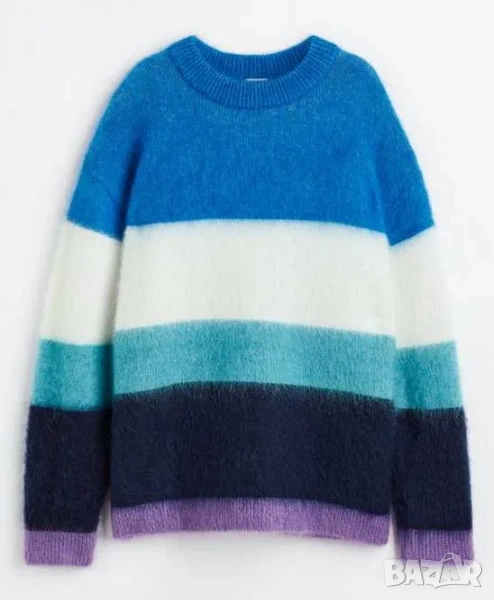 Oversize пуловер HM от вълнена смес , снимка 1