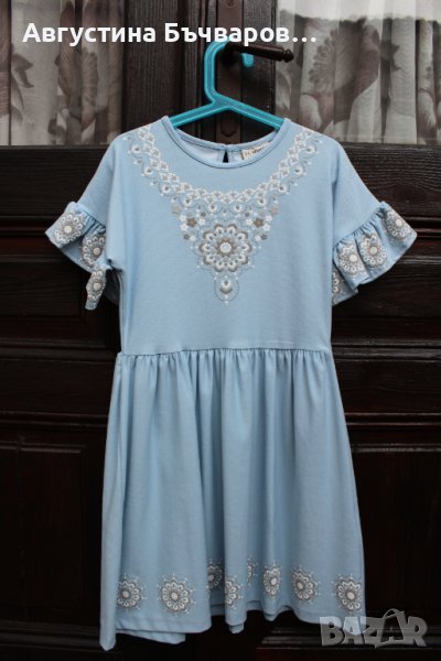 Лятна рокля в светлосиньо LC Waikiki / размер 128-134/8-9г., снимка 1