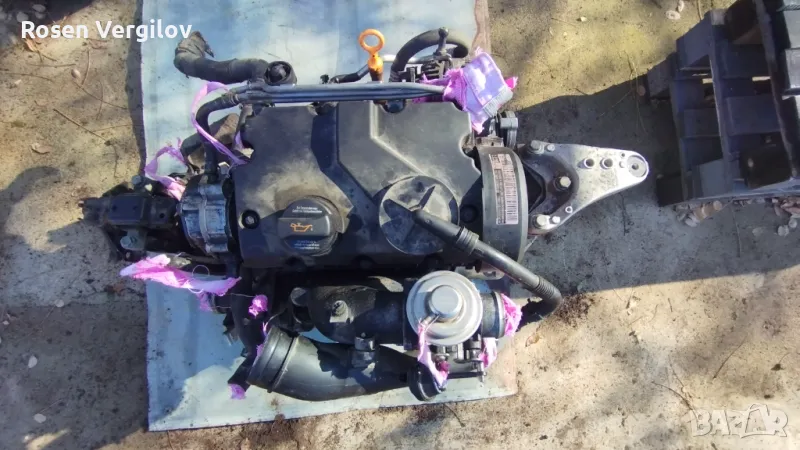 Двигател със скоростна оборубван с всички агрегати, 1,4; тди 2005; Фабия 1: fabia 1, 1,4; tdi, amf., снимка 1