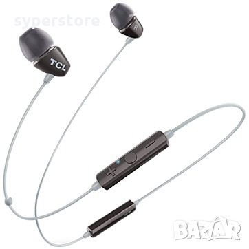 Слушалки Безжични Блутут TCL SOCL100BTBK-EU Черни, Тип "Тапи за уши" In-Ear, Bleutooth Headset, снимка 1