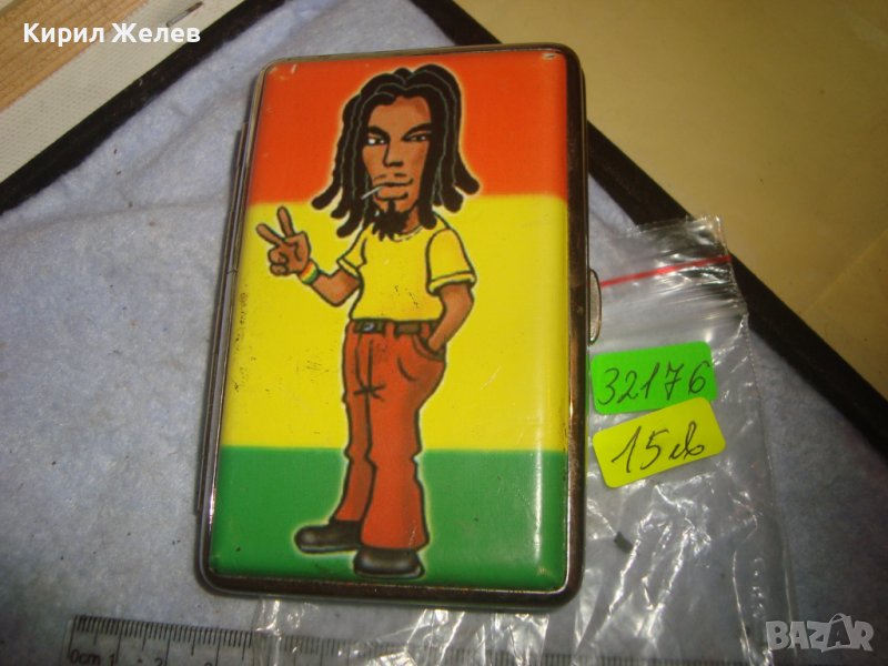 ФЕШЪН АРТ ХИПАРСКИ ГРЪНЧ СТИЛ ВЕСЕЛЯШКА ТАБАКЕРА 32176, снимка 1