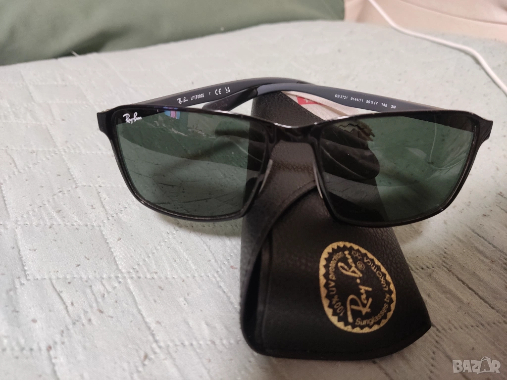 Оригинални Слънчеви очила Ray-Ban модел RB3721 LiteForce с калъф., снимка 1
