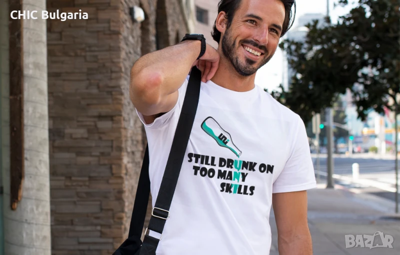 Тениска с надпис (фланелка, тениска) - ЛИКВИДАЦИЯ, снимка 1