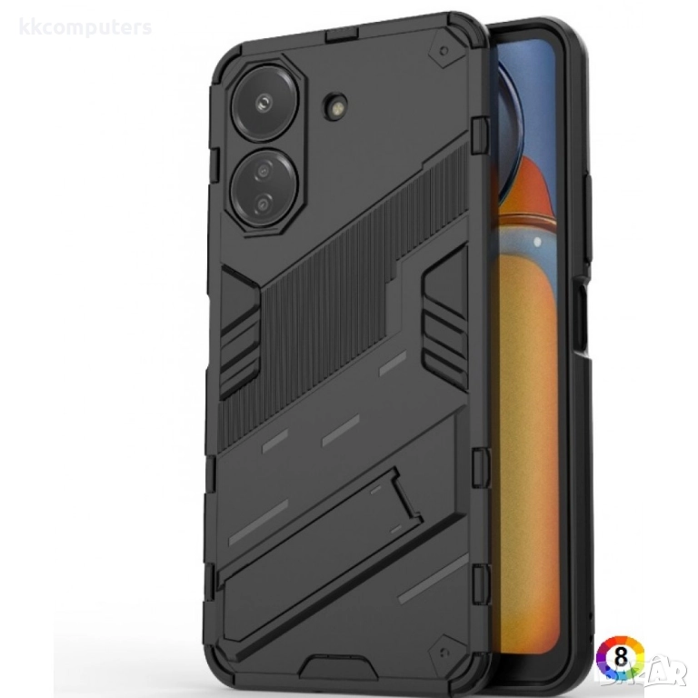 Xiaomi Redmi 13C / Poco C65 4G Punk Armor Удароустойчив Калъф и Протектор, снимка 1