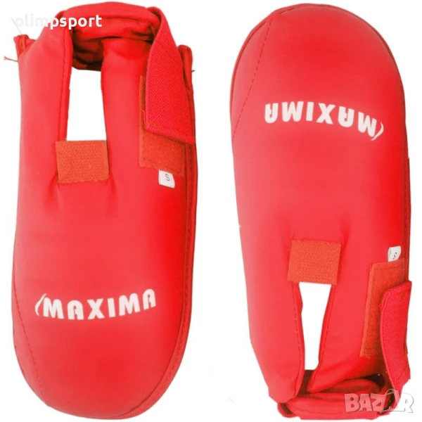 Протектори за стъпала за карате чифт. Изработени са от удароабсорбираща материя, снимка 1