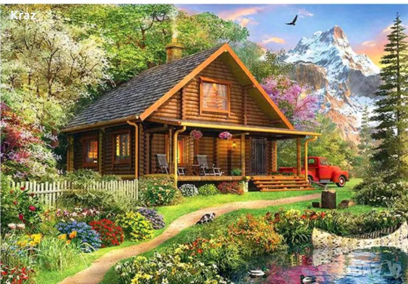 Диамантен Гоблен Пейзаж 30/40, снимка 1