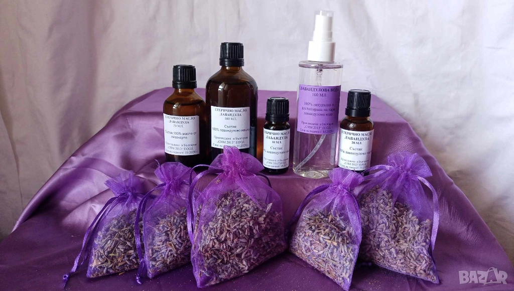 Лавандулово масло 10 мл., 20 мл., 50 мл., 100 мл. и 500 мл., снимка 1