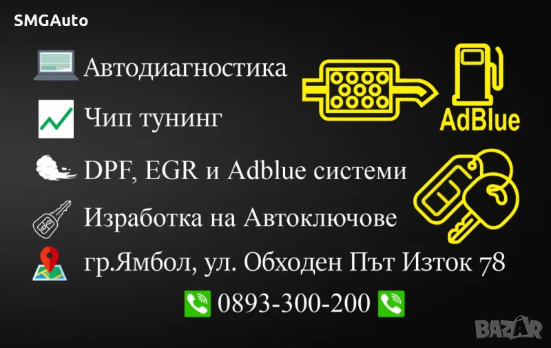 Софтуерно премахване на ДПФ ЕГР Адблу, снимка 1