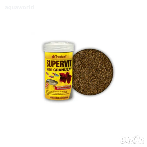 "ПРОМОЦИЯ" Tropical Supervit Mini Granulat Многосъставна храна на гранули – 100мл, снимка 1