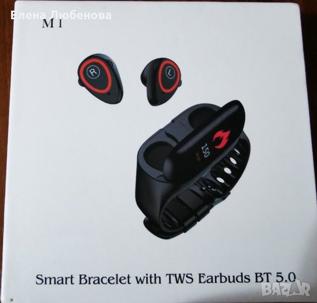 Смарт часовник с Bluetooth слушалки, снимка 1