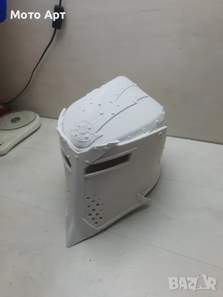 3D Рицарска Каска Skyrim Става за Рисуване и постановки, Може да се Носи., снимка 1