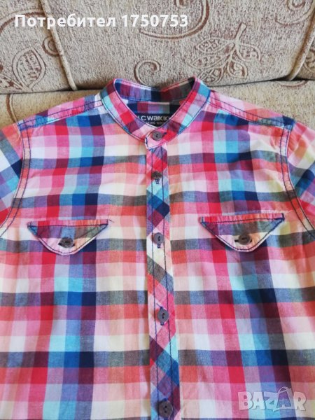 Спортно елегантна риза каре LCW, снимка 1