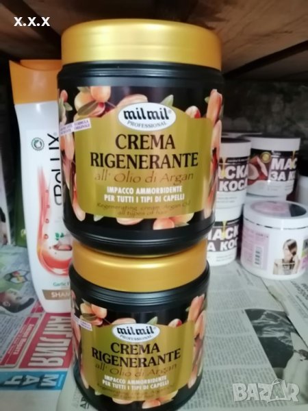 ПРОМОЦИЯ КРЕМ МАСКА MIL MIL ЗА ВСЕКИ ТИП КОСА С АРГАН CREMA RIGENERANTE , снимка 1